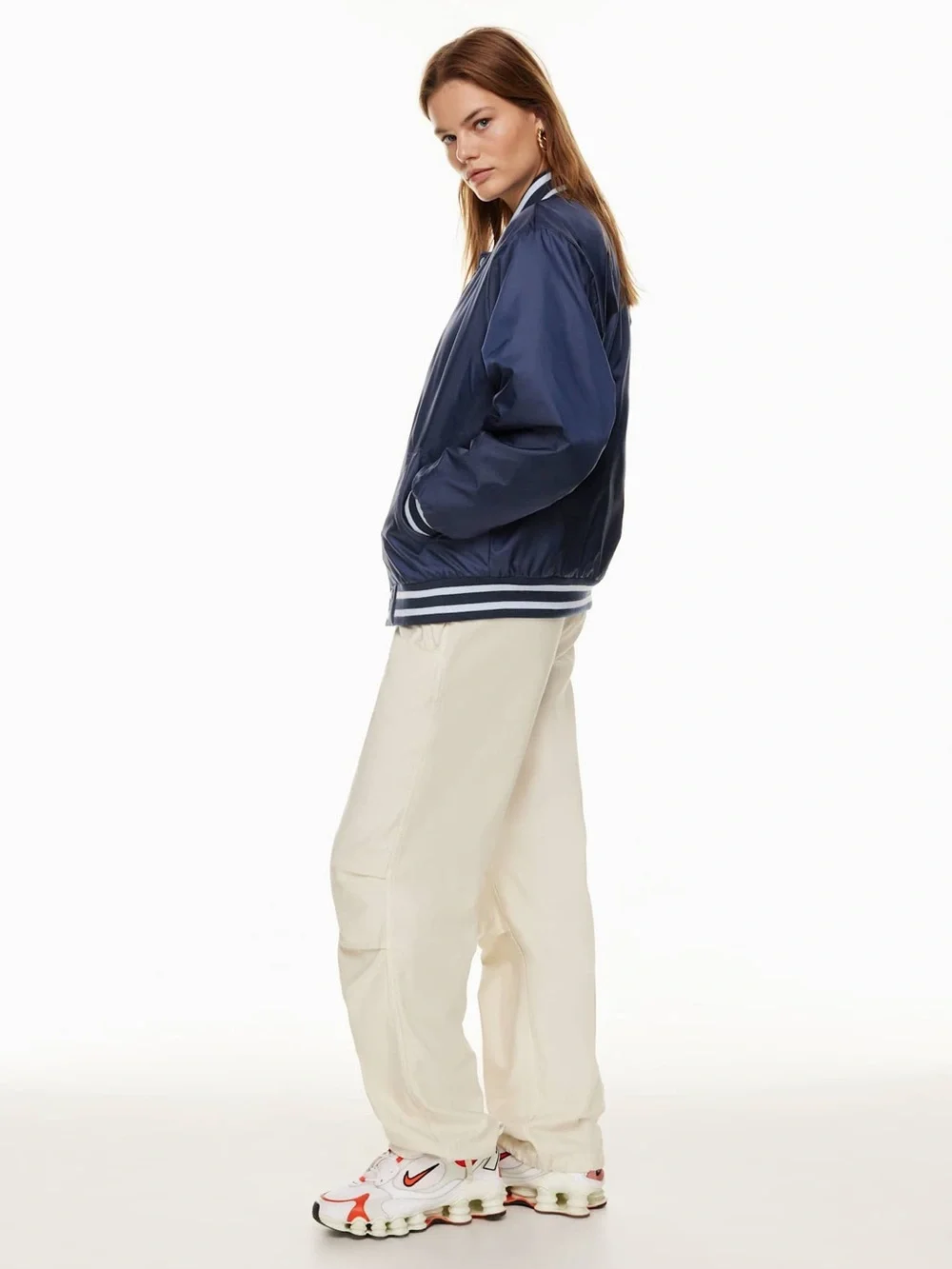 Classic Stadium Navy Bomber Jacket